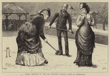 Spring Meeting of the All England Croquet Club at Wimbledon